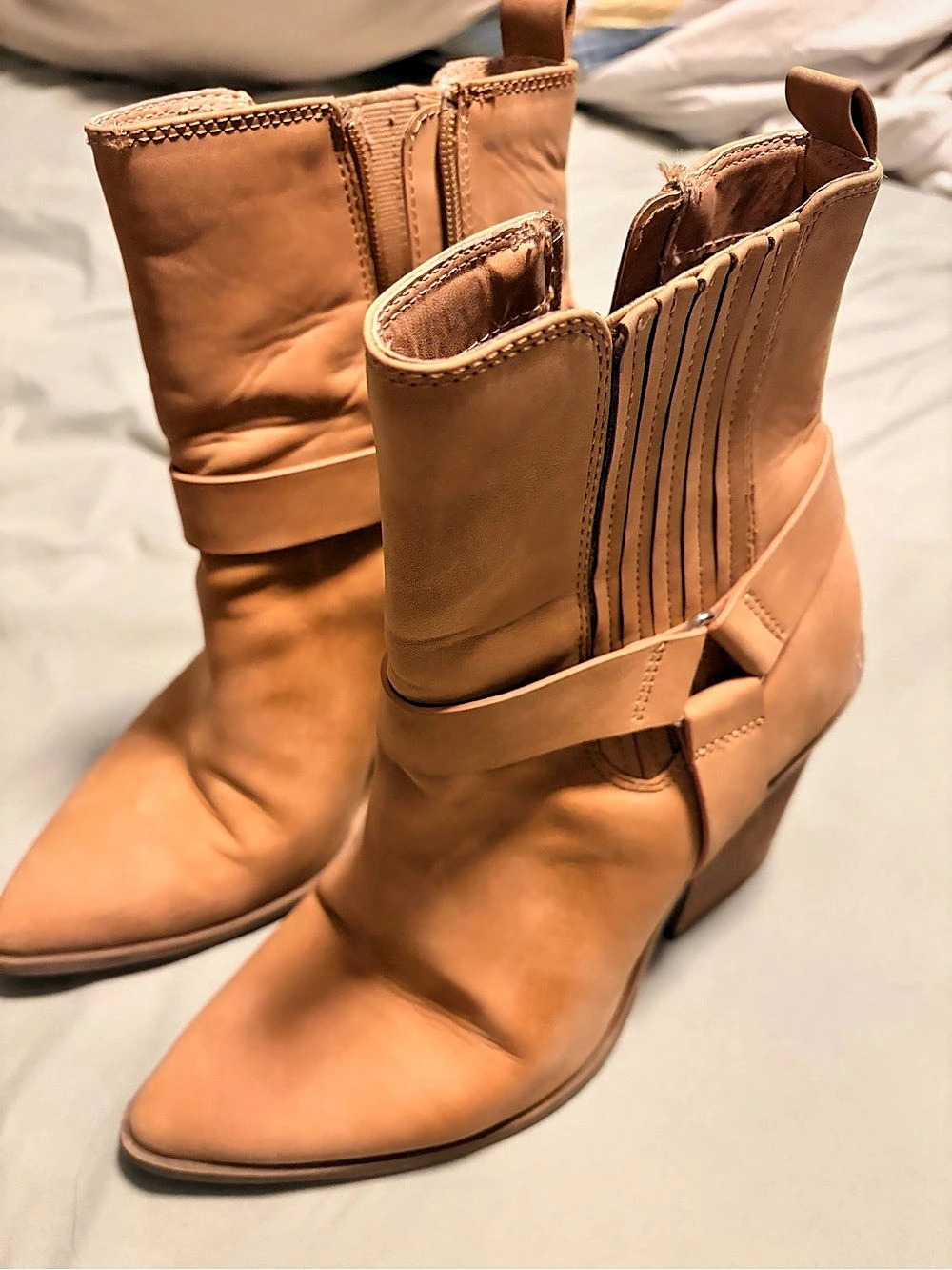 dolce vita Brown Heeled Boots Like New